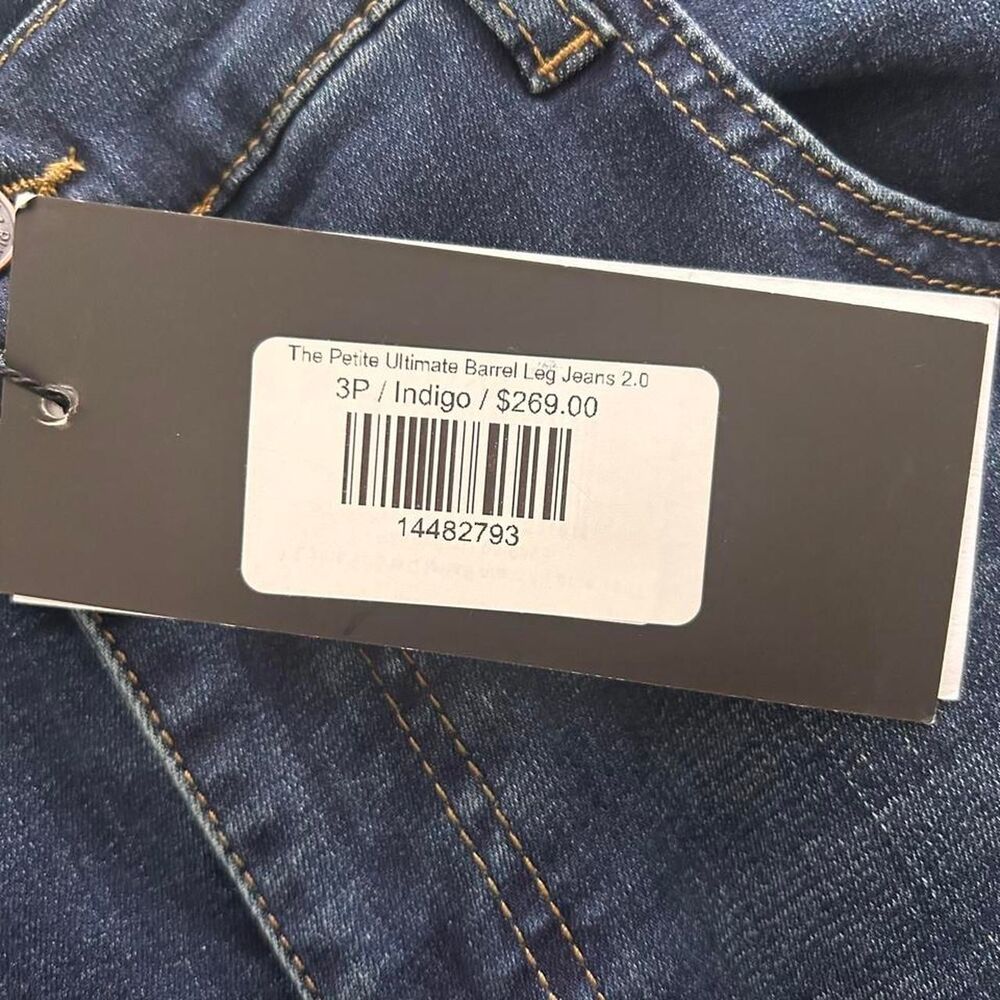 Ruti Petite Ultimate Barrel Leg Jeans 2.0 Indigo NWT Size 3P - Picture 8 of 8